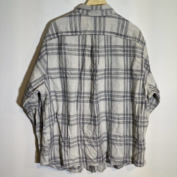 ROWM Mens‎ Size 2XB Long Sleeve Button Down Flannel Cotton Shirt - Picture 4 of 7